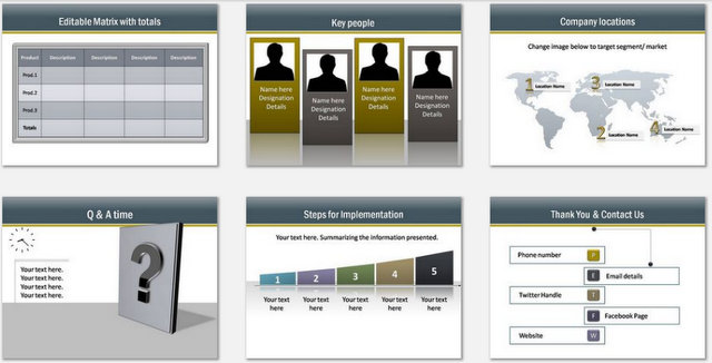 PowerPoint Consulting Services Charts 03