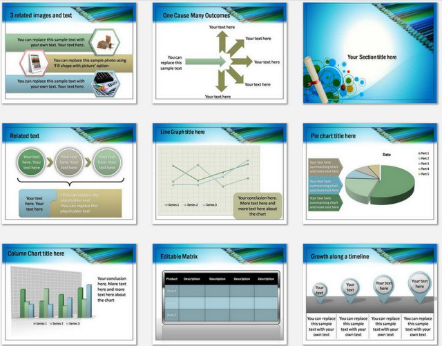 Creative Education Pptx Charts 2