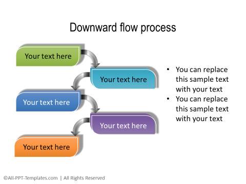 PowerPoint Creative Process Flow 08