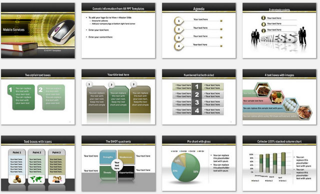 PowerPoint Ebook Marketing Charts 1
