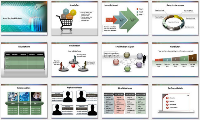 PowerPoint Ecommerce Charts 2