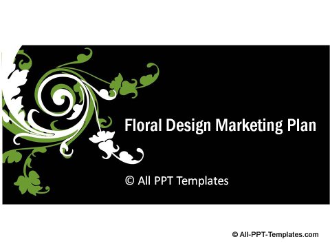 Floral Design Title slide