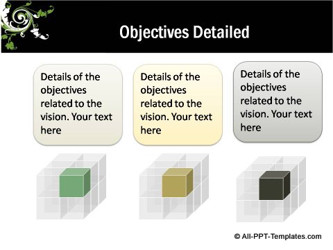 Floral Design Detailed Objectives slide