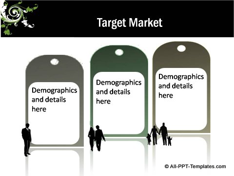 Floral Design Target Market Tags