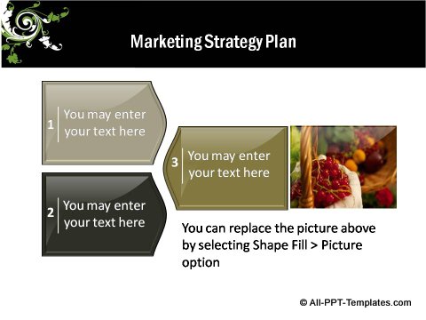 Floral Design 3 Creative boxes for Marketing Strategy Plan