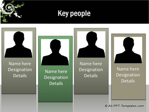 Floral Design Key People Org Chart