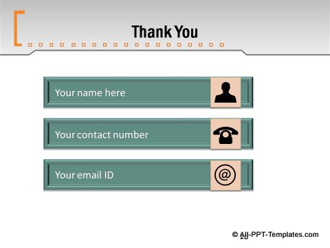 Pptx Formal Report  Thank you slide