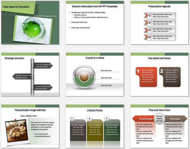 Fresh Ideas Pptx Charts 1