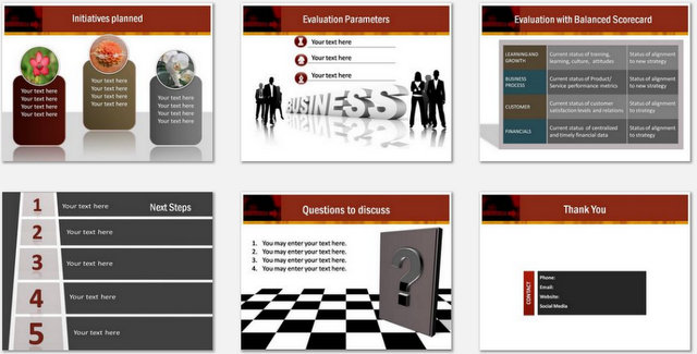 PowerPoint Group Meeting Charts 03