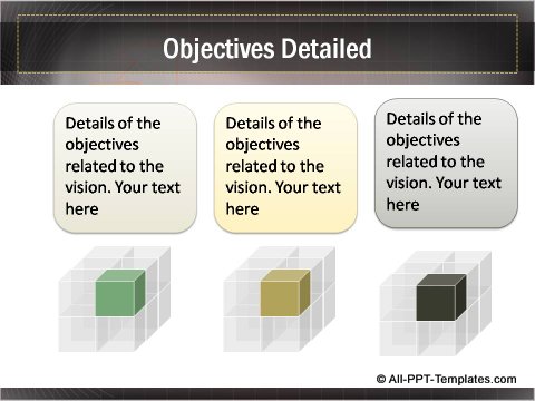 Business Growth Detailed Objectives slide
