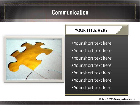 Business Growth Communication text boxes
