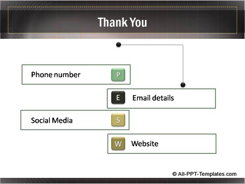 Business Growth Thank You Slide