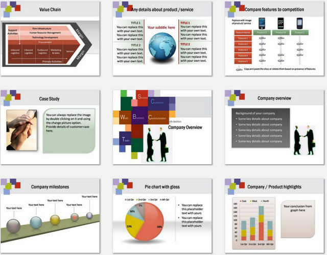 PowerPoint Handshake Charts 02