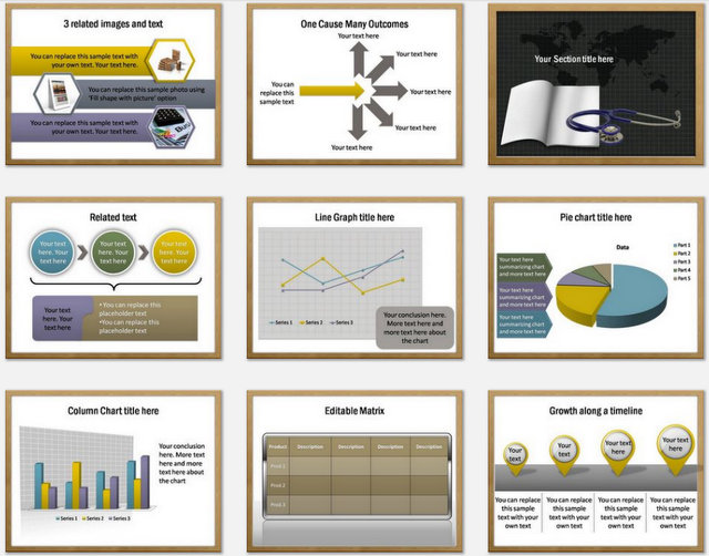 Health Education Pptx Charts 2