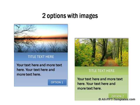 2 options with images