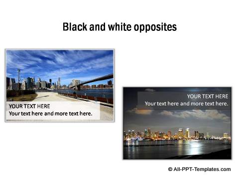 Black and White opposites