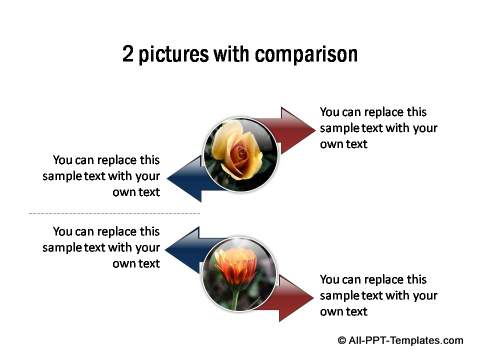 2 pictures with comparison