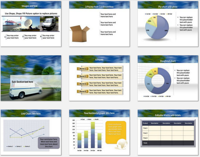 PowerPoint Last Mile Delivery  Charts 02