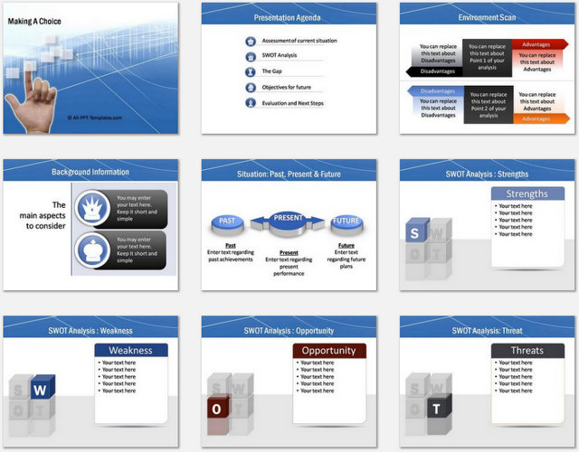 PowerPoint Making Choice Charts 01