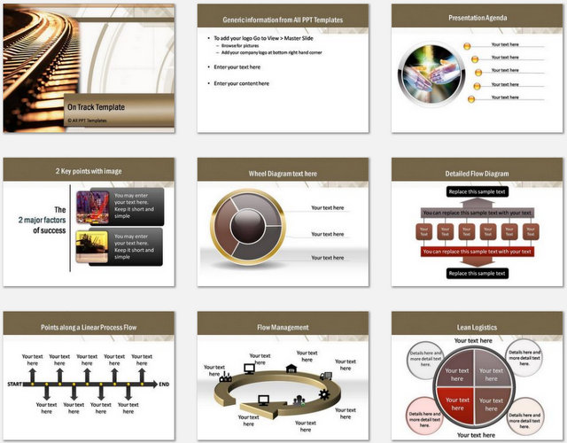 PowerPoint On Track Charts 01