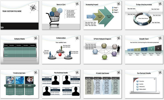 PowerPoint Online Marketing Charts 2