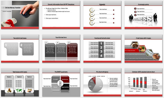 PowerPoint Online Money  Charts 1