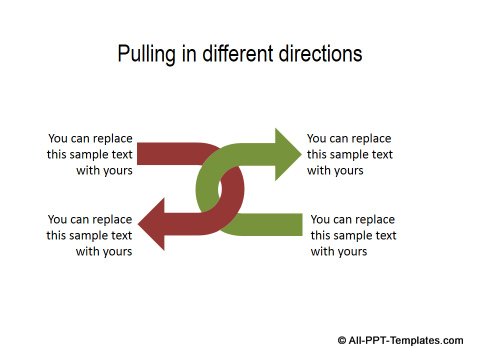 PowerPoint Opposite Directions Template 14