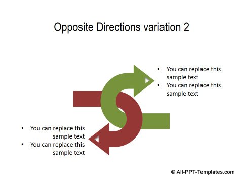 PowerPoint Opposite Directions Template 15