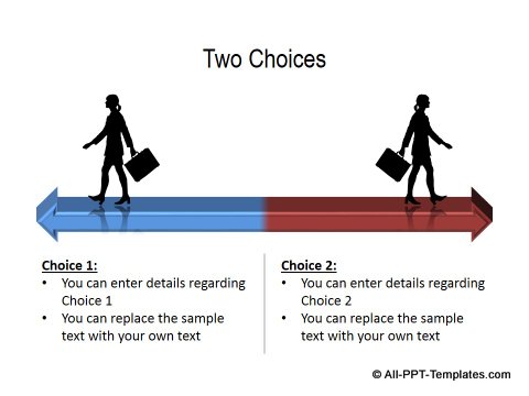 PowerPoint Opposite Directions Template 24