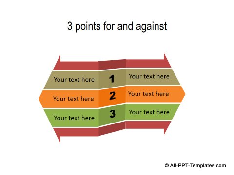 PowerPoint Opposite Directions Template 25
