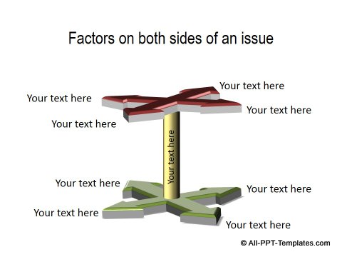 PowerPoint Opposite Directions Template 27