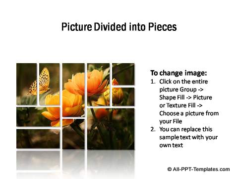 PowerPoint Picture Showcase as Puzzle Piece