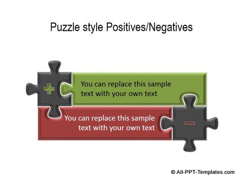 PowerPoint Positive Negative Comparisons 02