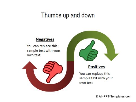 PowerPoint Positive Negative Comparisons 22
