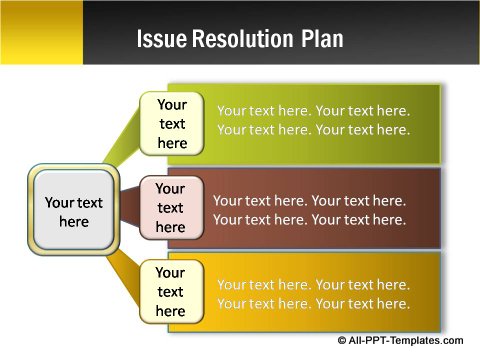 Pptx Project Blueprint Text Boxes