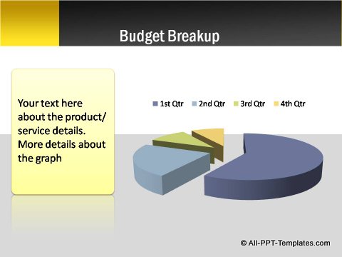 Pptx Project Blueprint Pie Chart