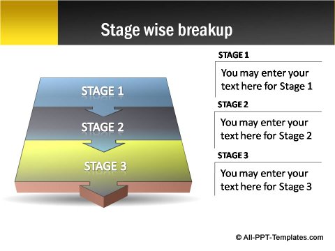 Pptx Project Blueprint  3D Arrows