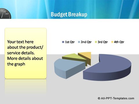 Pptx Project Speed Report Pie Chart