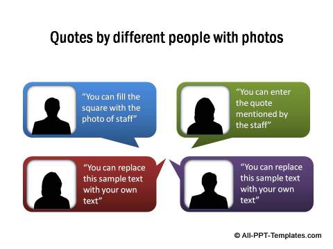 Quotes by different people