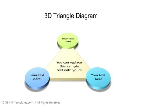 3D PowerPoint Triangle