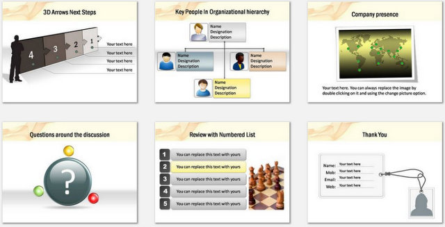 PowerPoint Smoky Intro Charts 3