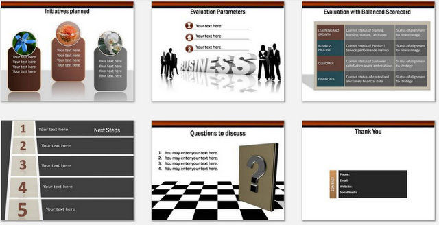 PowerPoint strategy Game Plan Charts 03