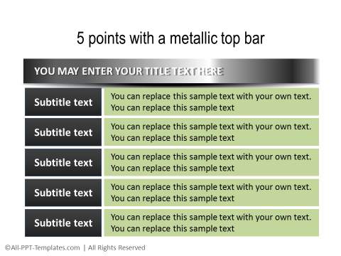 PowerPoint Text with Title 18
