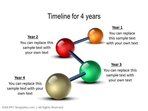 PowerPoint Linear Timeline 01