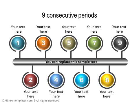 PowerPoint Linear Timeline 05