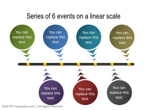 PowerPoint Linear Timeline 06