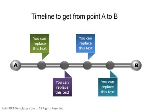 PowerPoint Linear Timeline 09
