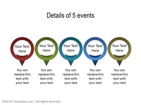 PowerPoint Linear Timeline 13