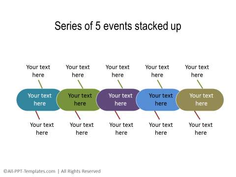 PowerPoint Linear Timeline 14