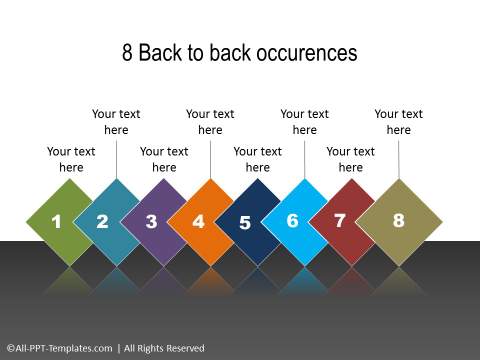 PowerPoint Linear Timeline 17